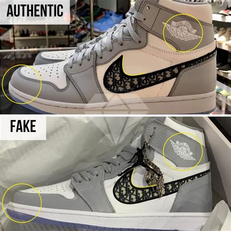 dior fake erkennen|Dior jordan 1 high spotting.